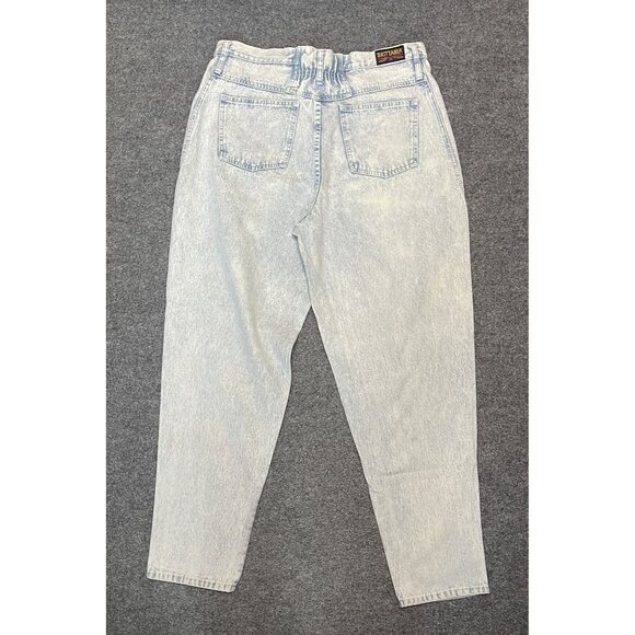 Vintage Brittania Acid Wash High-Waisted Tapered Jeans L - Picture 5 of 7